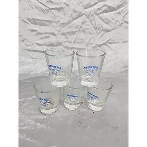 Set of 5 Shot Glasses "Swallow It All, Mate!" Stubbs - Swanky Barn
